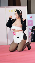 @gopa.noona 🥰💗🥰2026TAE成人博覽會🎪 NUNA姊語💕행사장 전체를 환하게 비춘 여신✨✨#🇰🇷 #女孩 #gopa #女僕.mp4