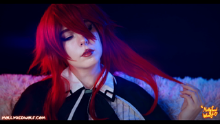 MollyRedWolf - Rias Gremory summoned monster to Fuck - ManyV.mp4