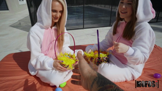 Two Bunnies, One Cock - Alice Merches,Sadie Hartz.mp4