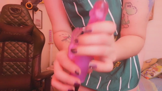 GumiSunflower - P I N K  D I L D O - ManyVids.mp4