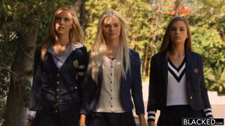 Elsa Jean, Rachel James, Sydney Cole - Preppy Girl 3SOME Get 3 BBCs - 2K.mp4